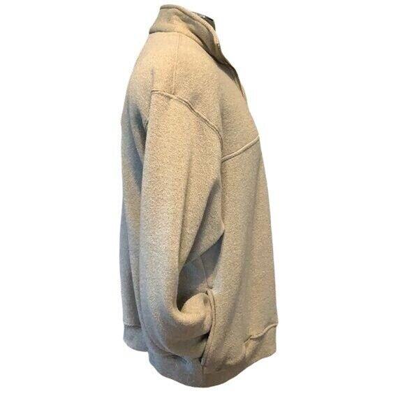 Grand Slam Mens Sweater Quarter Zip Pullover Golf Top Light Brown Large - Picture 5 of 8